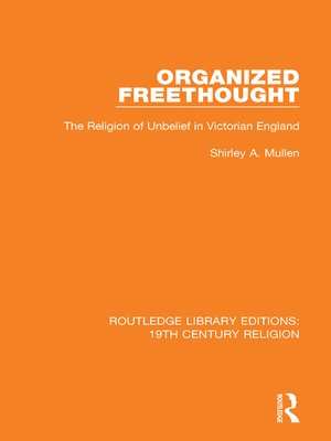 cover image of Organized Freethought